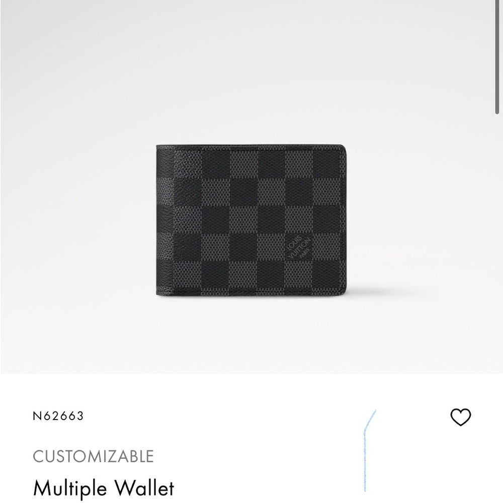 Louis Vuitton Black Damier Multiple Wallet